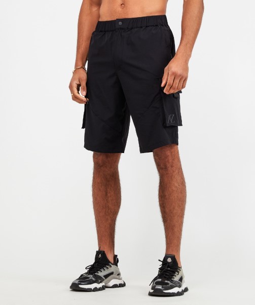 Black Aranova 2.0 Woven Cargo Short Zavetti Canada