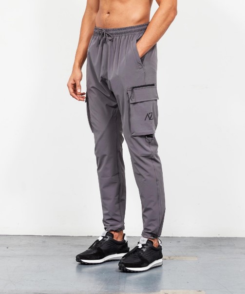 Blanco Woven Cargo Pant Grey Zavetti Canada