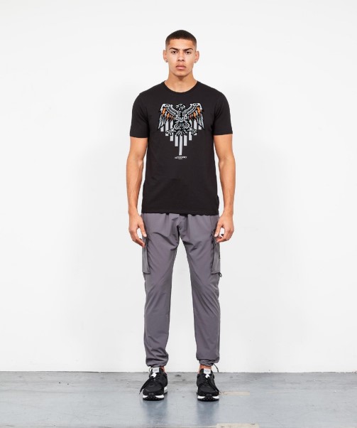 Blanco Woven Cargo Pant Grey Zavetti Canada