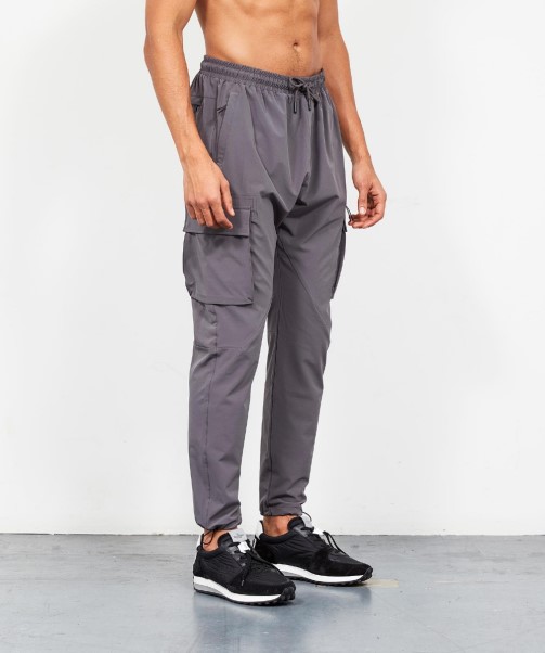 Blanco Woven Cargo Pant Grey Zavetti Canada