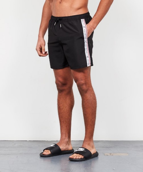 Rozzaro Tape Swim Short Black Zavetti Canada