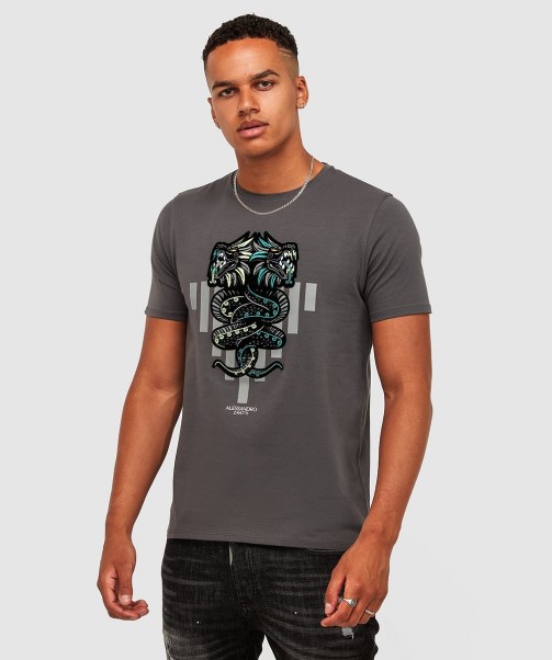 Zavetti Canada Magnet Grey Aztec Stripes Venom T-Shirt