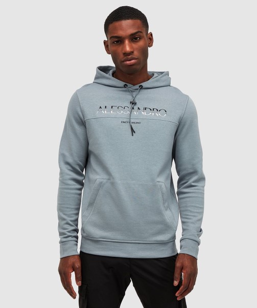 Zavetti Canada Alorta Overhead Hoodie Dusky Sky