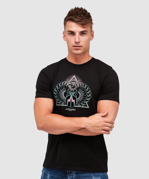 Jet Black Zavetti Canada Scarab T-Shirt