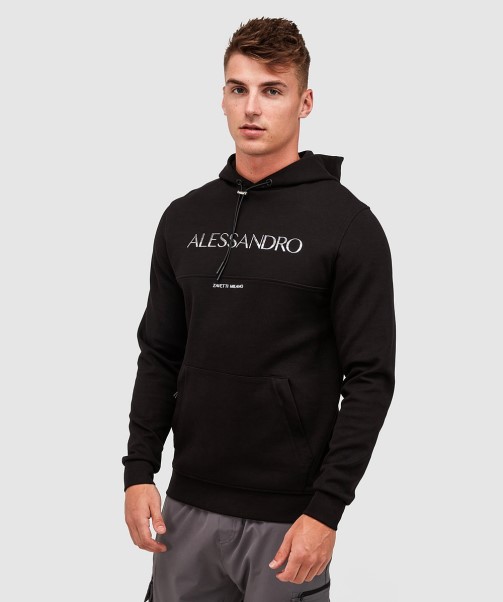 Black  Alorta Overhead Hoodie Zavetti Canada