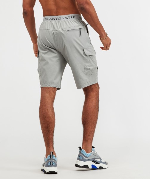 Zavetti Canada Marcello Woven Cargo Short Black