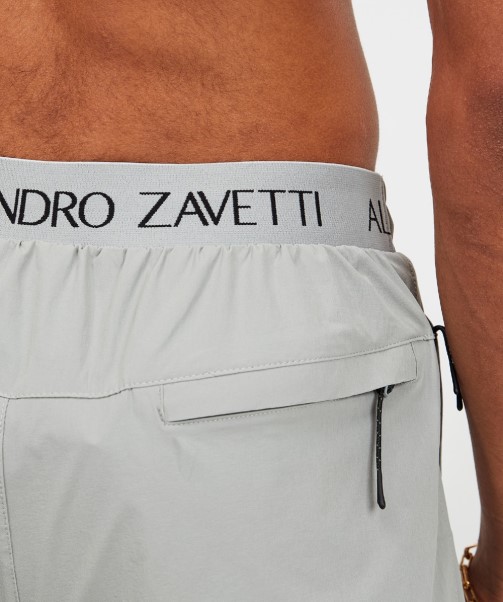 Zavetti Canada Marcello Woven Cargo Short Black