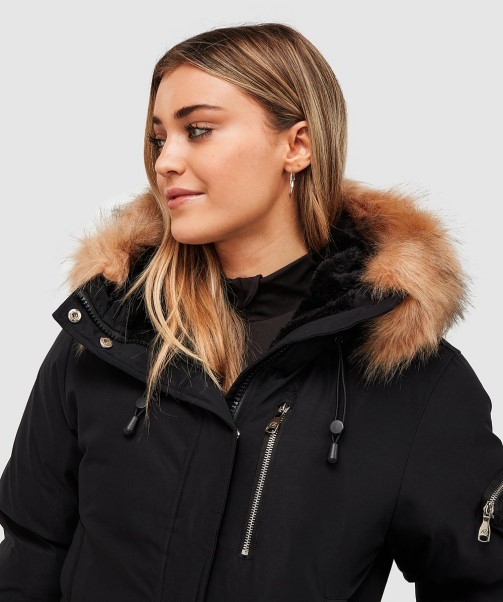 Womens Vittoria Bomber Jacket Black Zavetti Canada