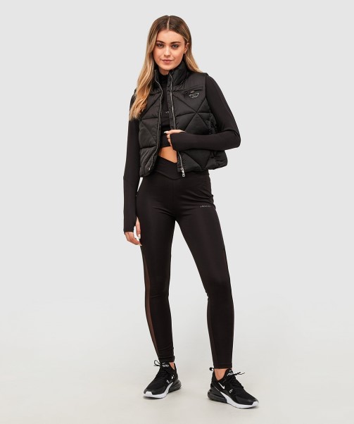 Zavetti Canada Black Womens Della Diamond Gilet