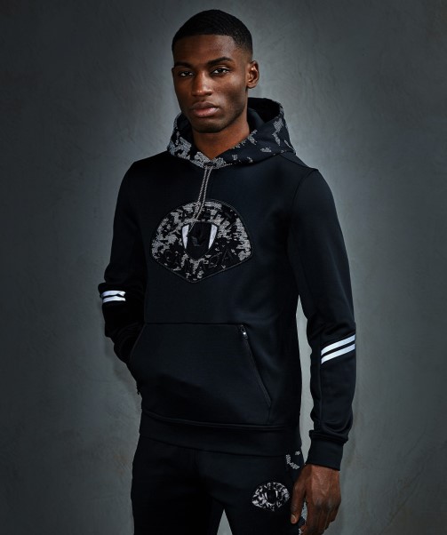 Zavetti Canada Silvatino Overhead Hoodie Jet Black