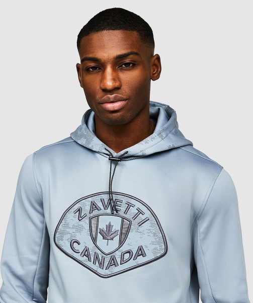 Zavetti Canada Silvatino Overhead Hoodie Jet Black