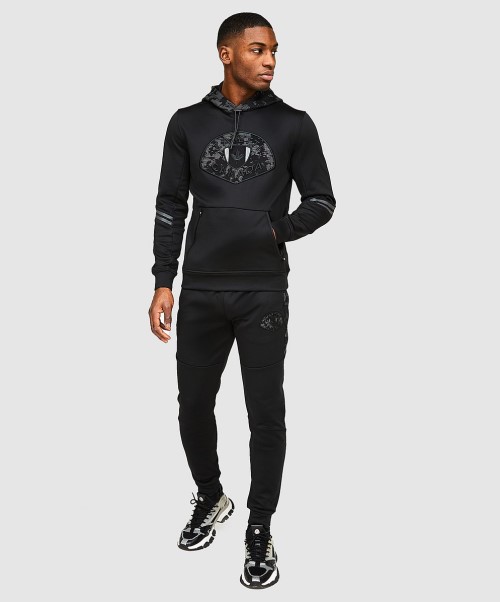 Zavetti Canada Silvatino Overhead Hoodie Jet Black