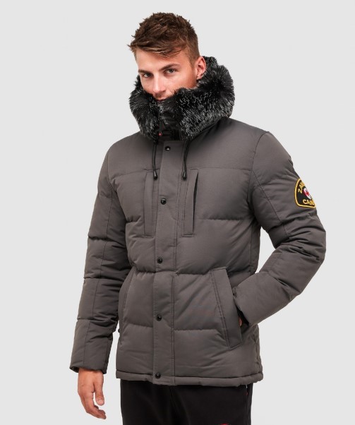 Zavetti Canada Asphalt Oshawa 2.0 Puffer Parka Jacket