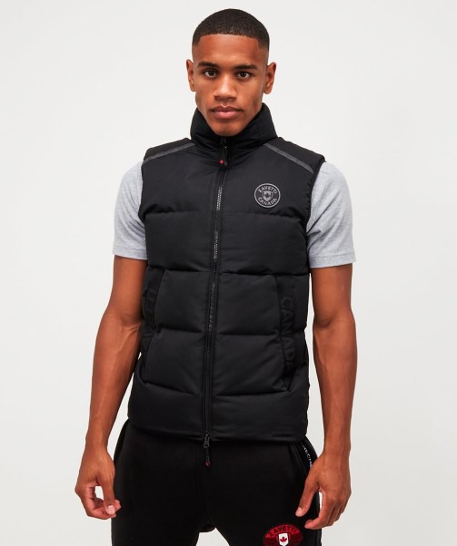 Zavetti Canada Aylato Puffer Gilet Black