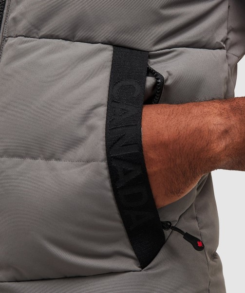 Zavetti Canada Aylato Puffer Gilet Black