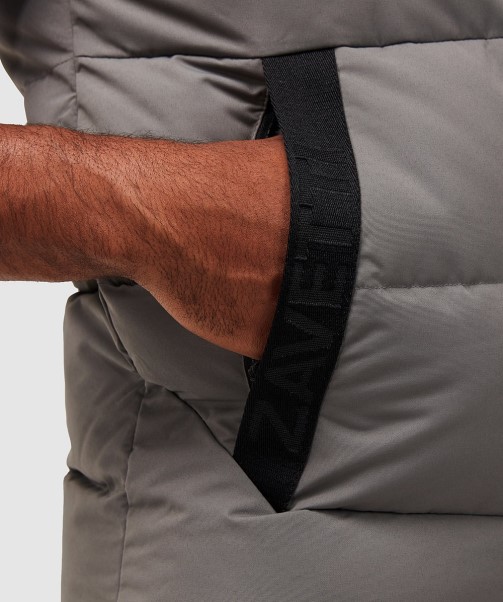 Zavetti Canada Aylato Puffer Gilet Black