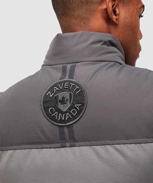 Zavetti Canada Aylato Puffer Gilet Black