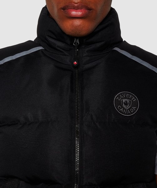 Zavetti Canada Aylato Puffer Gilet Black