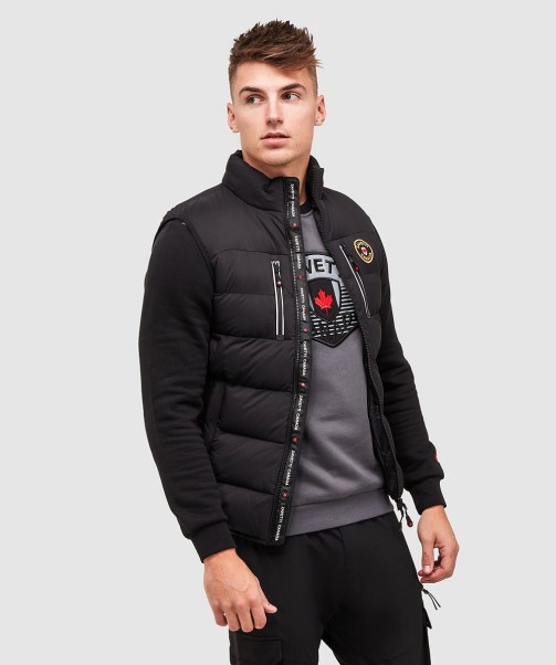 Atlin Puffer Gilet Zavetti Canada Jet Black