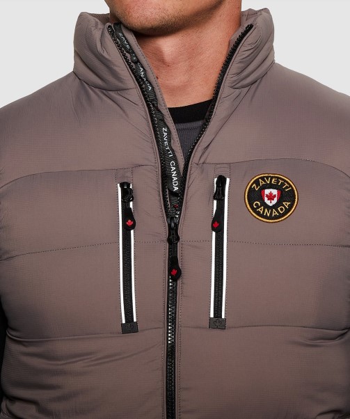 Atlin Puffer Gilet Zavetti Canada Jet Black