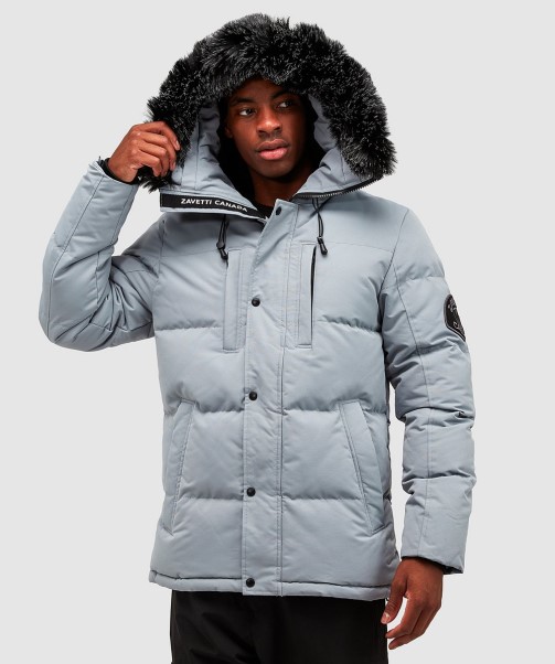 Oshawa 2.0 Puffer Parka Jacket Stone Zavetti Canada