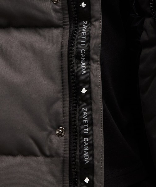 Oshawa 2.0 Puffer Parka Jacket Stone Zavetti Canada