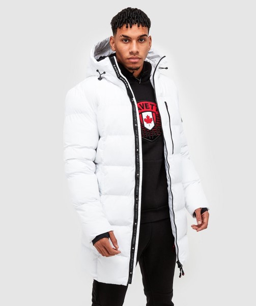 Zavetti Canada Black Grayson Longline Puffer Jacket