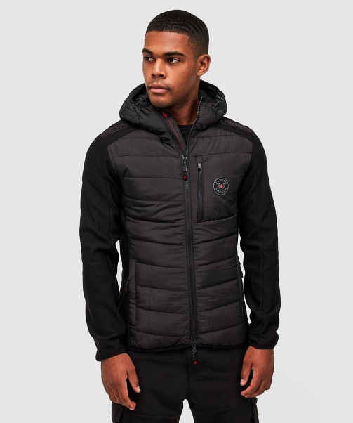 Jet Black Serzio 2.0 Hybrid Puffer Jacket Zavetti Canada