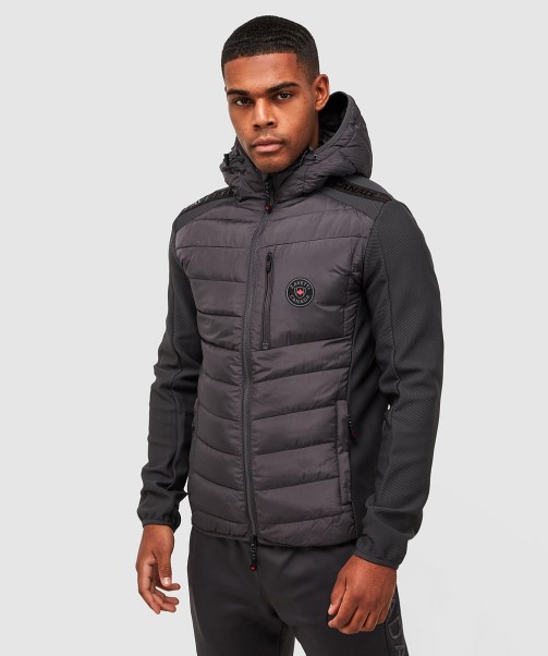 Jet Black Serzio 2.0 Hybrid Puffer Jacket Zavetti Canada