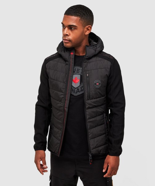 Jet Black Serzio 2.0 Hybrid Puffer Jacket Zavetti Canada