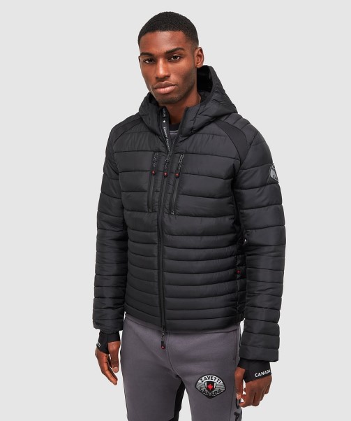 Faro Hybrid Puffer Jacket Black Zavetti Canada