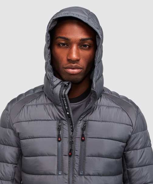Faro Hybrid Puffer Jacket Black Zavetti Canada