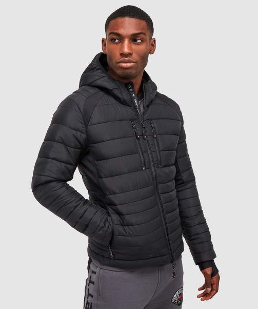 Faro Hybrid Puffer Jacket Black Zavetti Canada