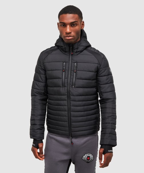 Faro Hybrid Puffer Jacket Black Zavetti Canada