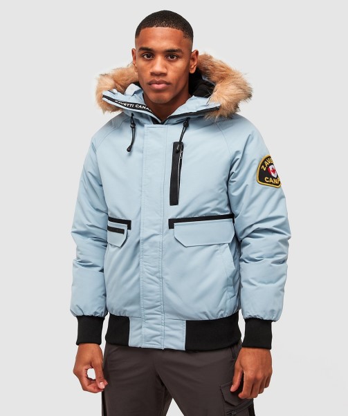 Abelli 2.0 Hooded Bomber Jacket Zavetti Canada Sky Blue