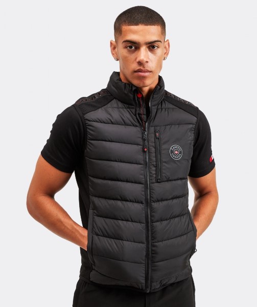 Black Zavetti Canada Serzio Hybrid Gilet