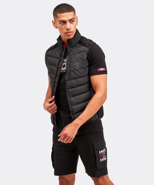 Black Zavetti Canada Serzio Hybrid Gilet