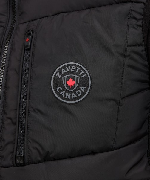 Black Zavetti Canada Serzio Hybrid Gilet