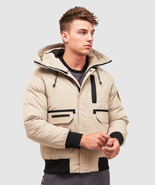 Abelli 2.0 Hooded Bomber Jacket Zavetti Canada Royal