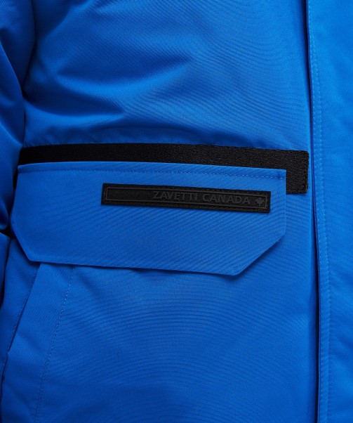 Abelli 2.0 Hooded Bomber Jacket Zavetti Canada Royal