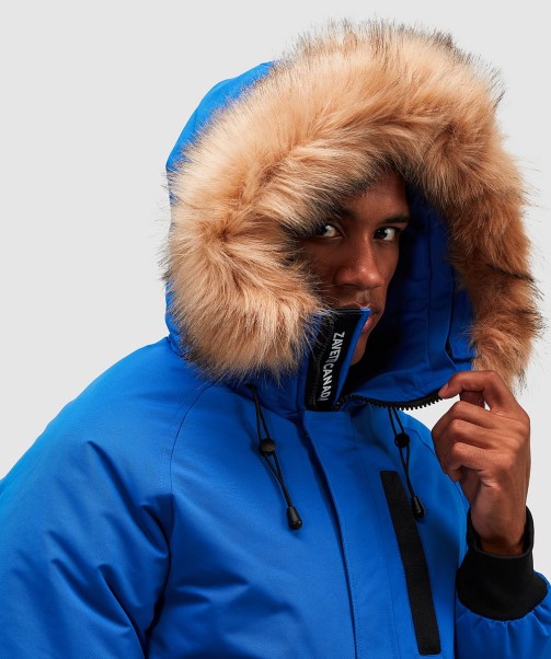 Abelli 2.0 Hooded Bomber Jacket Zavetti Canada Royal