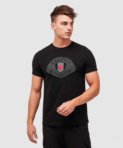 Zavetti Canada Jet Black Rivelini T-Shirt