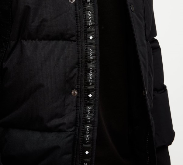 Royal Aylmer Puffer Fur Hooded Bomber Jacket Zavetti Canada