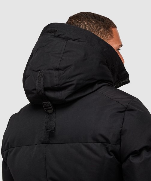 Royal Aylmer Puffer Fur Hooded Bomber Jacket Zavetti Canada