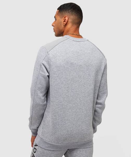 Grey Marl Botticini 2 Tone Sweatshirt Zavetti Canada