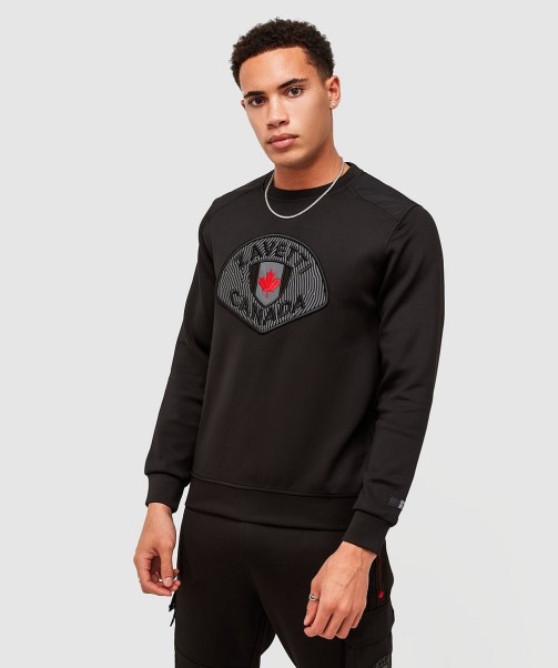 Black Levito Sweatshirt Zavetti Canada