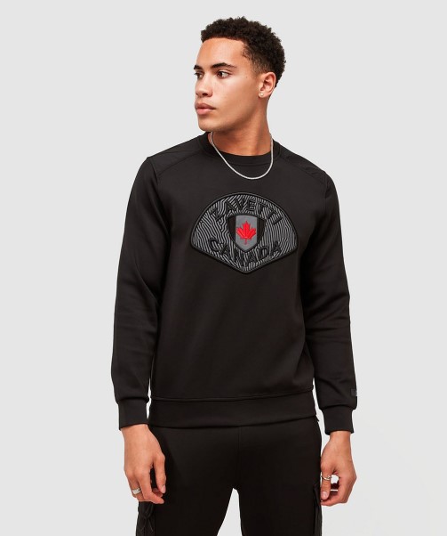 Black Levito Sweatshirt Zavetti Canada