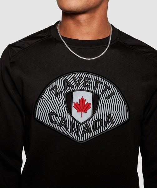 Black Levito Sweatshirt Zavetti Canada