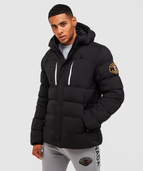 Atlin Puffer Jacket Zavetti Canada Black