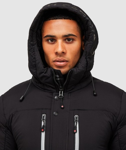 Atlin Puffer Jacket Zavetti Canada Black